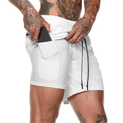 2-in-1 Heren Sportshort – Sneldrogend & Comfortabel!"**