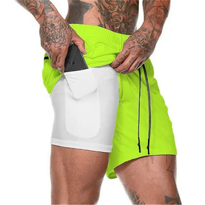 2-in-1 Heren Sportshort – Sneldrogend & Comfortabel!"**