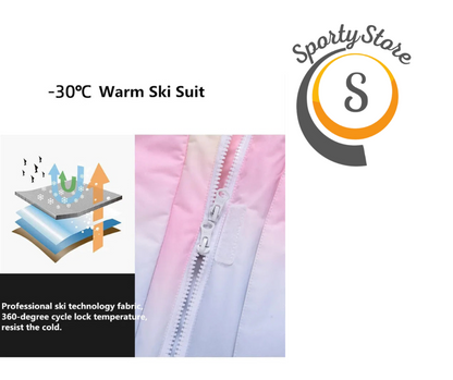 Dames Ski- en Snowboardpak 2023 - Winddicht & Waterdicht in Stijlvolle Kleuren"*