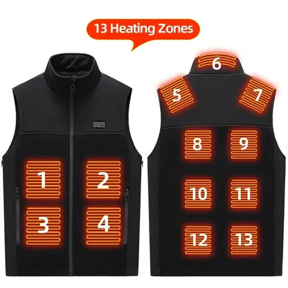 USB Verwarmde bodywarmer  – Warmte & Comfort voor Heren en Dames!