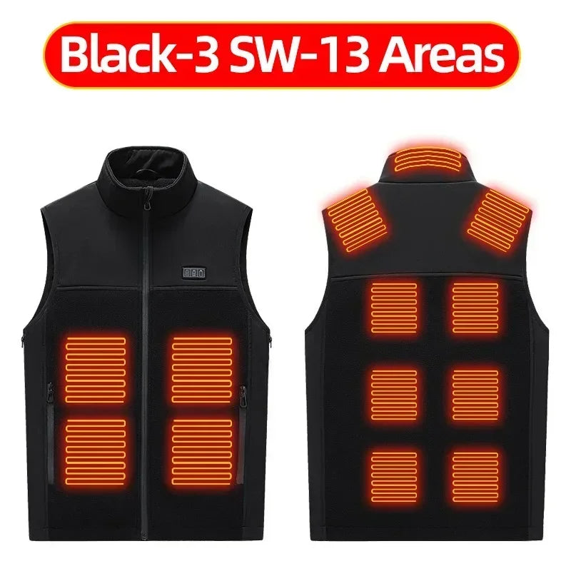 USB Verwarmde bodywarmer  – Warmte & Comfort voor Heren en Dames!